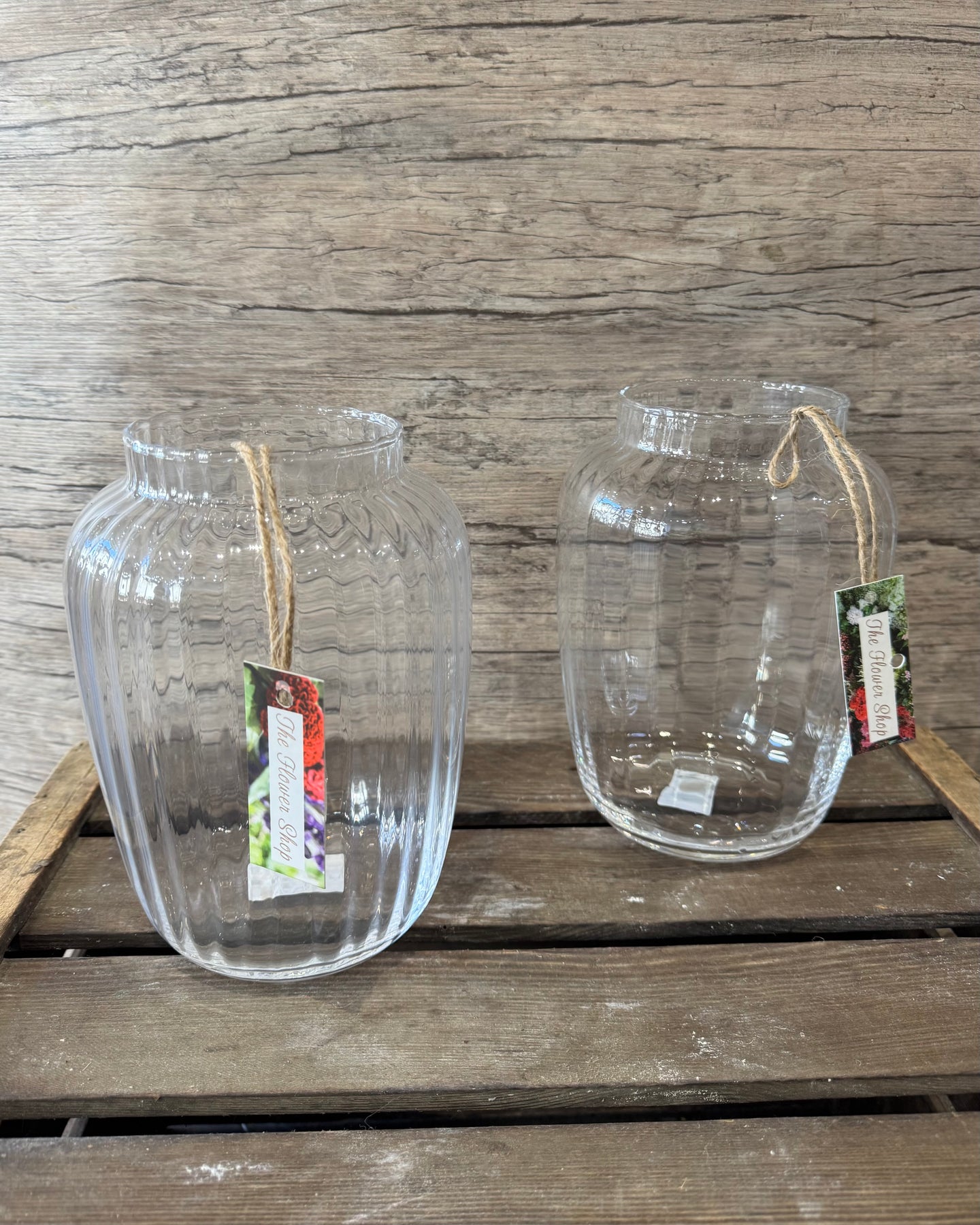 Ribbed Vase